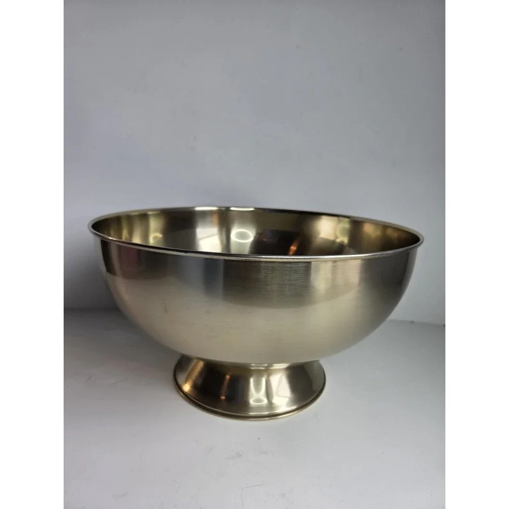 Williams Sonoma Gold Party Tub Bowl‎ Server XL 14.5